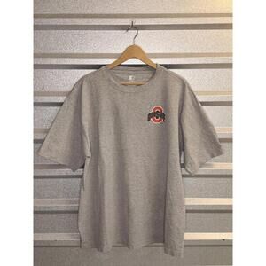 Y2k Ohio State Buckeyes Gray Graphic Tee XL